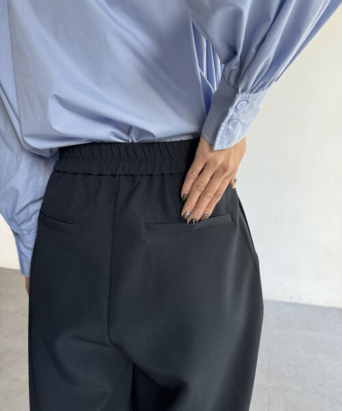 Chez toi（シェトワ）の「【セレモニー対応可】ワイドパンツ（その他パンツ・レディース・ネイビー/ブラック/アイボリー・FREE）」の13枚目の写真