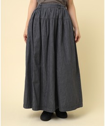 RNA-N | G1083 オールドデニムギャザースカート(デニムスカート)