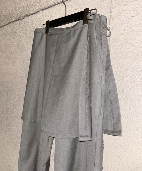 セール】巻きスカート付きレイヤードパンツ（その他パンツ