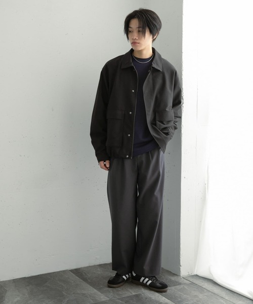 セール】『イージーケア』ダブルタックワイドパンツ（その他パンツ