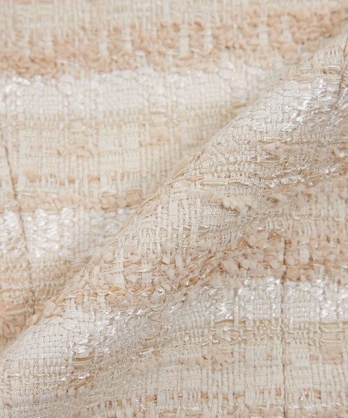 EPOCA（エポカ）の「ファンシーツィード ノーカラージャケット（ノーカラージャケット・レディース・ネイビー/ベージュ/ブルー・38/40/42）」の19枚目の写真