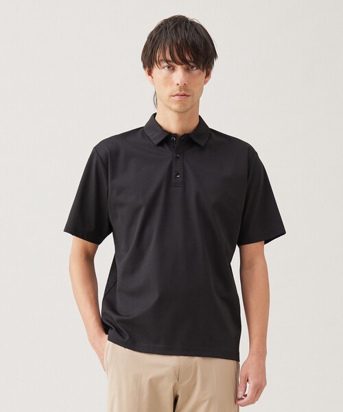 UNFILO(アンフィーロ)の「スマート ストレッチ ポロTEE(Tシャツ/カットソー・メンズ・ホワイト系/グレー系/ネイビー系/ブラック系/ブラック系1・X-LARGE/LARGE/SMALL/MEDIUM)」の3枚目の写真