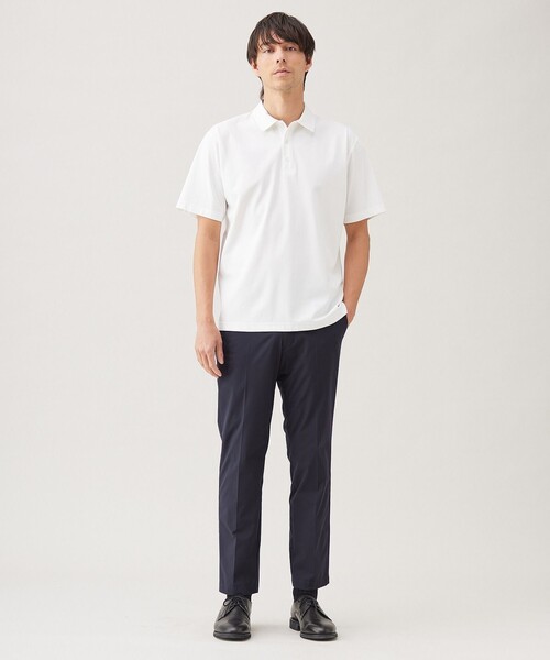 UNFILO(アンフィーロ)の「スマート ストレッチ ポロTEE(Tシャツ/カットソー・メンズ・ホワイト系/グレー系/ネイビー系/ブラック系/ブラック系1・X-LARGE/LARGE/SMALL/MEDIUM)」の12枚目の写真