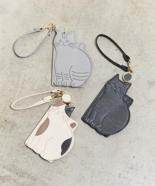 SUNNYSIDE サニーサイド：にゃーにゃー ねこパスケース（パスケース