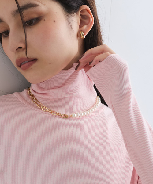 VIS（ビス）の「アソートミックスチェーンネックレス（ネックレス・レディース・シルバー/ゴールド・FREE）」の2枚目の写真