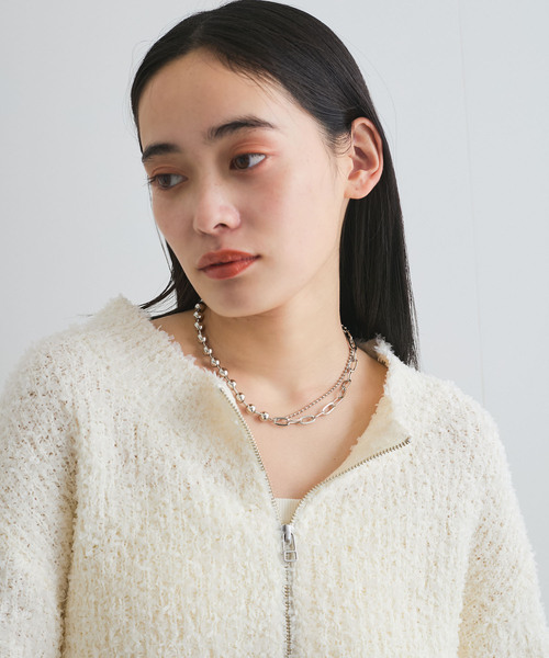 VIS（ビス）の「アソートミックスチェーンネックレス（ネックレス・レディース・シルバー/ゴールド・FREE）」の7枚目の写真