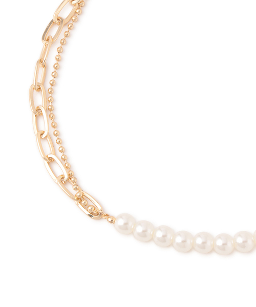 VIS（ビス）の「アソートミックスチェーンネックレス（ネックレス・レディース・シルバー/ゴールド・FREE）」の12枚目の写真