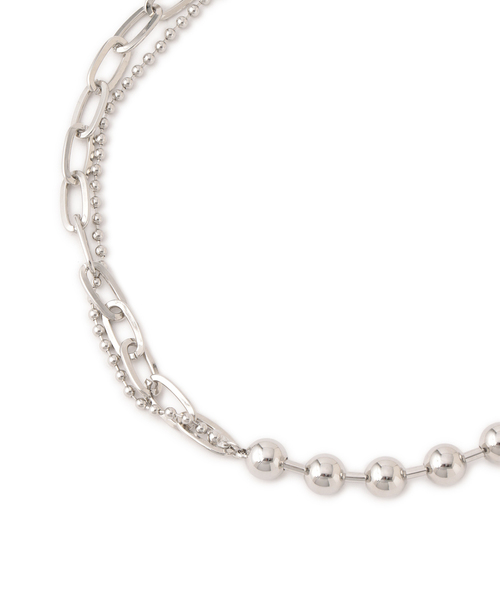 VIS（ビス）の「アソートミックスチェーンネックレス（ネックレス・レディース・シルバー/ゴールド・FREE）」の14枚目の写真