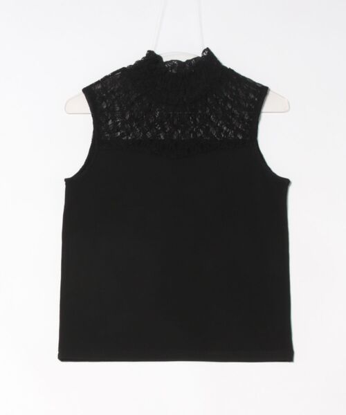 apres jour（アプレジュール）の「レースタートルノースリーブインナー（Tシャツ/カットソー・レディース・ブラック/アイボリー/ライトブルー/オフホワイト・フリー）」の15枚目の写真