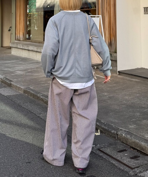 CIAOPANIC TYPY（チャオパニックティピー）の「【UNISEX】ヒッコリーボリュームパンツ（その他パンツ・メンズ・ブルー/ブラウン/ブラック・MEDIUM/LARGE）」の11枚目の写真