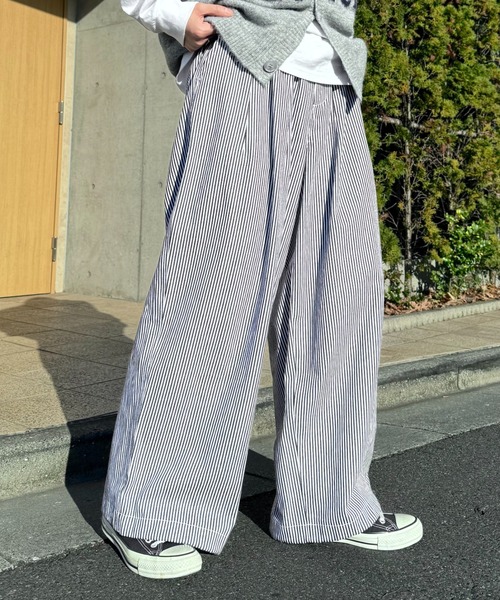 LEE CIAOPANIC TYPY ヒッコリーサルエルパンツ LEE CIAOPANIC TYPY ヒッコリーサルエルパンツ
