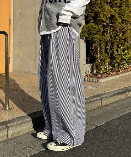 LEE CIAOPANIC TYPY ヒッコリーサルエルパンツ LEE CIAOPANIC TYPY ヒッコリーサルエルパンツ LEE CIAOPANIC