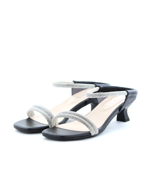 NICAL(ニカル)の「【NICAL】ラインストーンミュールサンダル/554205(サンダル・レディース・ベージュ/ピンク/ブラック・X-LARGE/SMALL/LARGE/MEDIUM)」の7枚目の写真