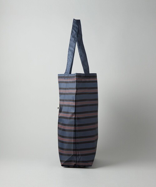 CITEN（シテン）の「＜CITEN＞くるくるパッチンボーダー（エコバッグ/サブバッグ・レディース・ネイビー/ケリーグリーン/ピンク・FREE）」の8枚目の写真