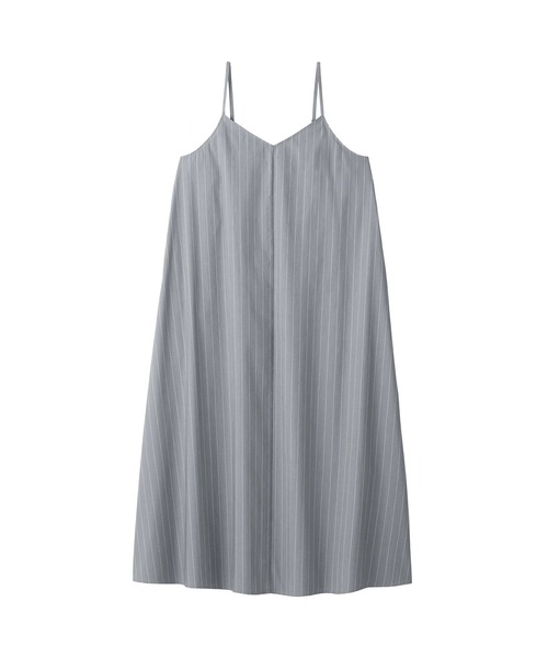 無印良品（ムジルシリョウヒン）の「婦人　乾きやすい　ブロードキャミソールワンピース（ワンピース・レディース・グレー系/ブルー系/ブラック・XL/L/M/S）」の16枚目の写真