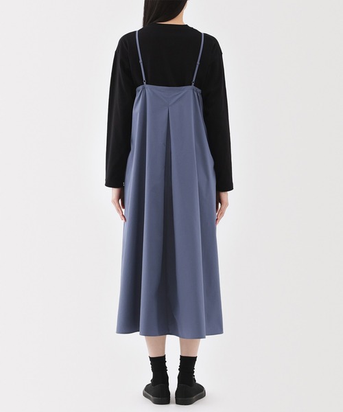 無印良品（ムジルシリョウヒン）の「婦人　乾きやすい　ブロードキャミソールワンピース（ワンピース・レディース・グレー系/ブルー系/ブラック・XL/L/M/S）」の8枚目の写真