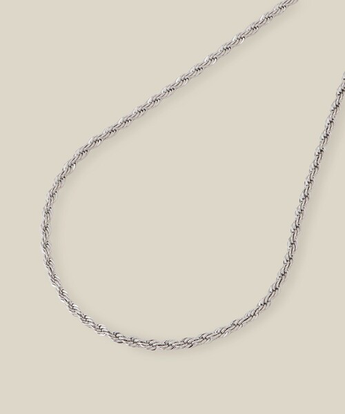 ROPE'(ロペ)の「ロープチェーンショートネックレス(ネックレス・レディース・ゴールド/シルバー・FREE)」の4枚目の写真