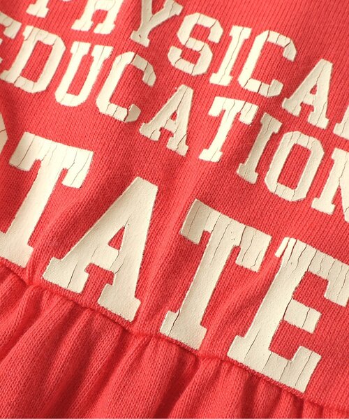 BREEZE(ブリーズ)の「【リンク/ジュニア対応】3色3柄カレッジティアードワンピース(ワンピース・キッズ・ネイビー/キナリ/レッド・80/90/100/110/120/130/140)」の16枚目の写真