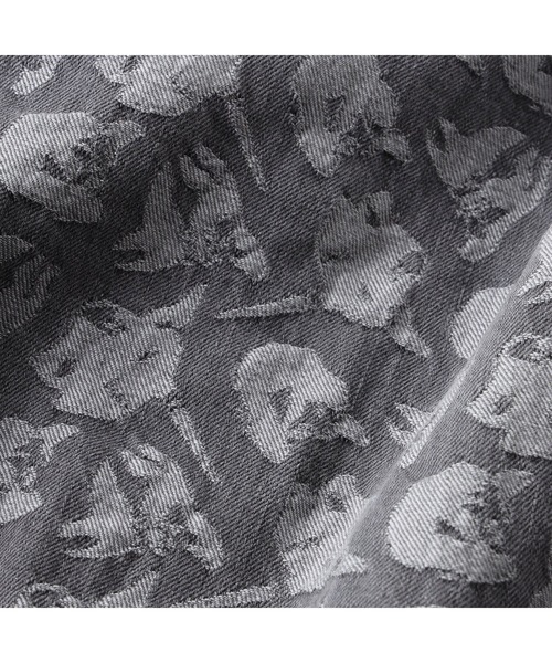 RADIO EVA(ラヂオエヴァ)の「RADIO EVA A272 EVANGELION MONOGRAM JACQUARD DENIM SHIRT(シャツ/ブラウス・メンズ・ブラック/ホワイト/インディゴブルー・FREE)」の14枚目の写真