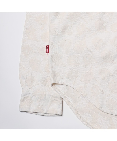 RADIO EVA(ラヂオエヴァ)の「RADIO EVA A272 EVANGELION MONOGRAM JACQUARD DENIM SHIRT(シャツ/ブラウス・メンズ・ブラック/ホワイト/インディゴブルー・FREE)」の7枚目の写真