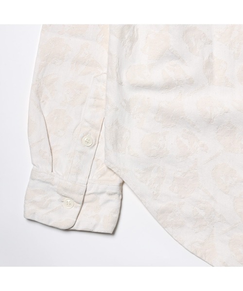 RADIO EVA(ラヂオエヴァ)の「RADIO EVA A272 EVANGELION MONOGRAM JACQUARD DENIM SHIRT(シャツ/ブラウス・メンズ・ブラック/ホワイト/インディゴブルー・FREE)」の8枚目の写真