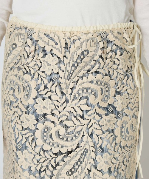 BABYLONE（バビロン）の「ラップレーススカート（スカート・レディース・ベージュ/ネイビー/ホワイト・フリー）」の15枚目の写真