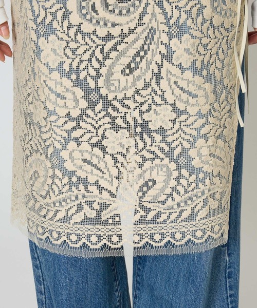 BABYLONE（バビロン）の「ラップレーススカート（スカート・レディース・ベージュ/ネイビー/ホワイト・フリー）」の17枚目の写真