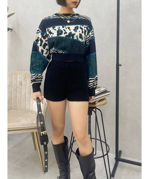 EVRIS（エヴリス）の「ポケットニットショートパンツ（その他パンツ