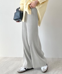 ストレッチリブニットパンツ