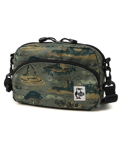 CHUMS（チャムス）の「【CHUMS/チャムス】 Recycle Shoulder Pouch（ショルダーバッグ・レディース・ブラック/グレイッシュベージュ/ピンク/その他1/ネイビー/その他4/その他2/その他3/ブルー系その他/その他5/その他7/その他6・FREE）」の6枚目の写真