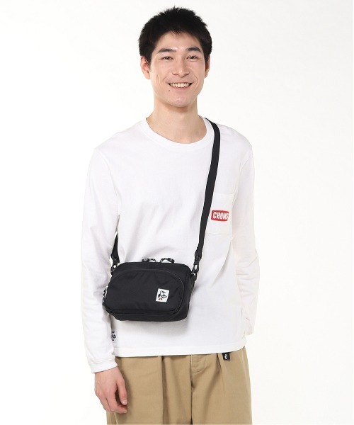 CHUMS（チャムス）の「【CHUMS/チャムス】 Recycle Shoulder Pouch（ショルダーバッグ・レディース・ブラック/グレイッシュベージュ/ピンク/その他1/ネイビー/その他4/その他2/その他3/ブルー系その他/その他5/その他7/その他6・FREE）」の13枚目の写真