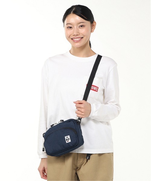CHUMS（チャムス）の「【CHUMS/チャムス】 Recycle Shoulder Pouch（ショルダーバッグ・レディース・ブラック/グレイッシュベージュ/ピンク/その他1/ネイビー/その他4/その他2/その他3/ブルー系その他/その他5/その他7/その他6・FREE）」の15枚目の写真