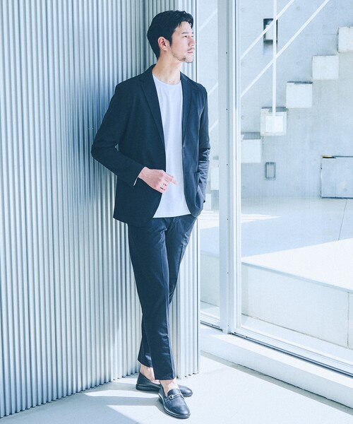 ABAHOUSE GRAY（アバハウスグレイ）の「【オールシーズン】シルケット天竺 長袖Tシャツ（Tシャツ/カットソー・メンズ・ブラック/グレイッシュベージュ/ホワイト/ネイビー・44/50/48/46）」の16枚目の写真