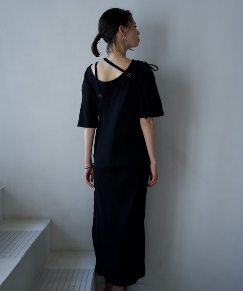 K du ciel ワンピース 120cm セール】Camisole Dress + Short Sleeve Pullover（ワンピース
