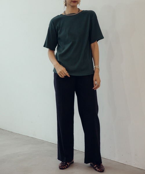 CIEL'AIR（シエルエアー）の「Camisole Dress + Short Sleeve Pullover（ワンピース・レディース・ブラック/グリーン・FREE）」の15枚目の写真