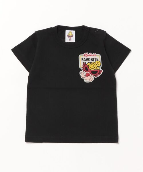 HYSTERIC MINI(ヒステリックミニ)の「MY FIRST HYSTERIC YUM YUM TEDDY MINI 半袖Tシャツ(Tシャツ/カットソー・キッズ・ピンク/オレンジ/ブラック・90/80)」の1枚目の写真