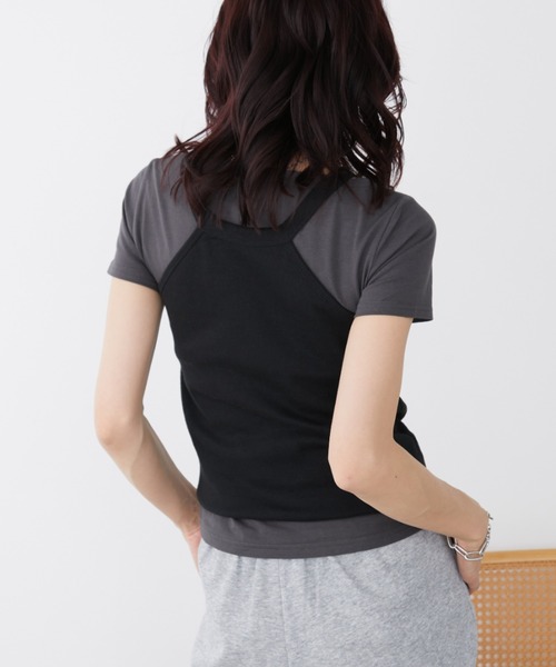 Auntie Rosa Holiday(アンティローザホリデー)の「ベアテンオフショルプルオーバー(Tシャツ/カットソー・レディース・オフホワイト/チャコールグレー/ブラック・FREE)」の6枚目の写真