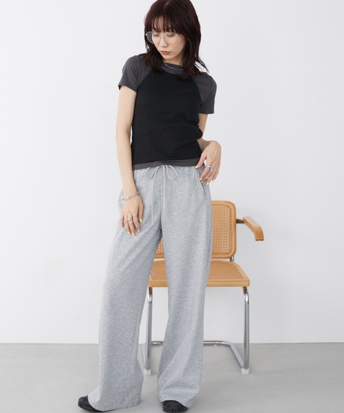 Auntie Rosa Holiday(アンティローザホリデー)の「ベアテンオフショルプルオーバー(Tシャツ/カットソー・レディース・オフホワイト/チャコールグレー/ブラック・FREE)」の7枚目の写真