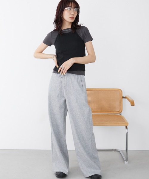 Auntie Rosa Holiday(アンティローザホリデー)の「ベアテンオフショルプルオーバー(Tシャツ/カットソー・レディース・オフホワイト/チャコールグレー/ブラック・FREE)」の8枚目の写真