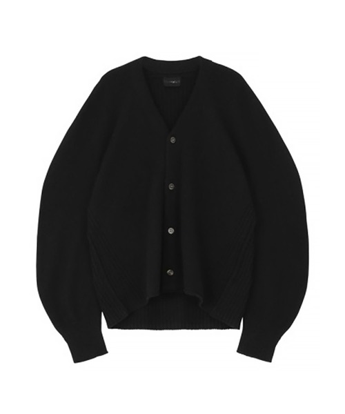 Plantation(プランテーション)の「(H)2 FACE KNIT / カーディガン / (O)(カーディガン/ボレロ・レディース・オフホワイト/ブラック・M size)」の2枚目の写真