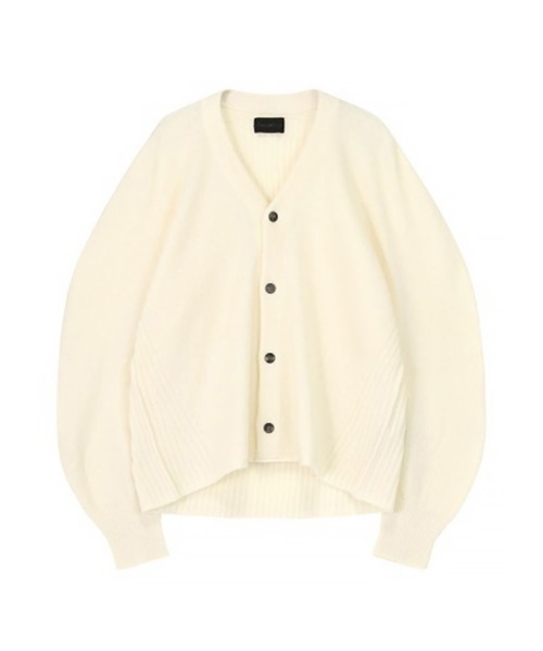 Plantation(プランテーション)の「(H)2 FACE KNIT / カーディガン / (O)(カーディガン/ボレロ・レディース・オフホワイト/ブラック・M size)」の11枚目の写真
