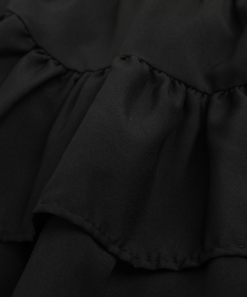 URBAN CHERRY（アーバンチェリー）の「フリルティアードスカート（スカート・キッズ・アイボリー/ブラック・110cm/120cm/130cm/140cm/150cm）」の7枚目の写真