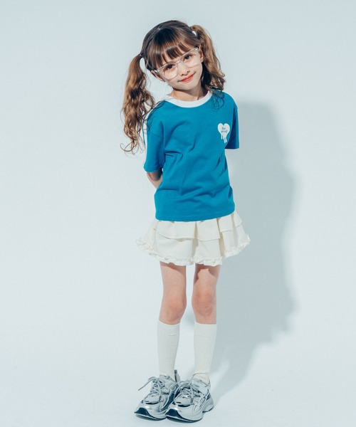URBAN CHERRY（アーバンチェリー）の「フリルティアードスカート（スカート・キッズ・アイボリー/ブラック・110cm/120cm/130cm/140cm/150cm）」の17枚目の写真