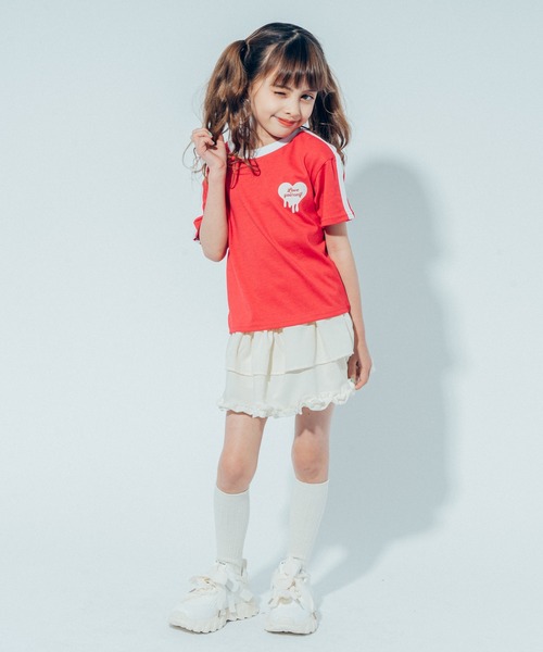 URBAN CHERRY（アーバンチェリー）の「フリルティアードスカート（スカート・キッズ・アイボリー/ブラック・110cm/120cm/130cm/140cm/150cm）」の12枚目の写真