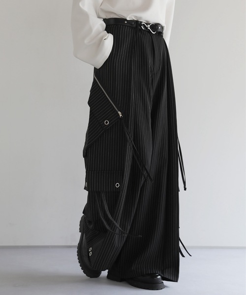 【着用1回】袴パンツ カーゴパンツ 和ROBE サイズ2 和ROBE カーゴパンツ CARGO HAKAMA メンズ レディース