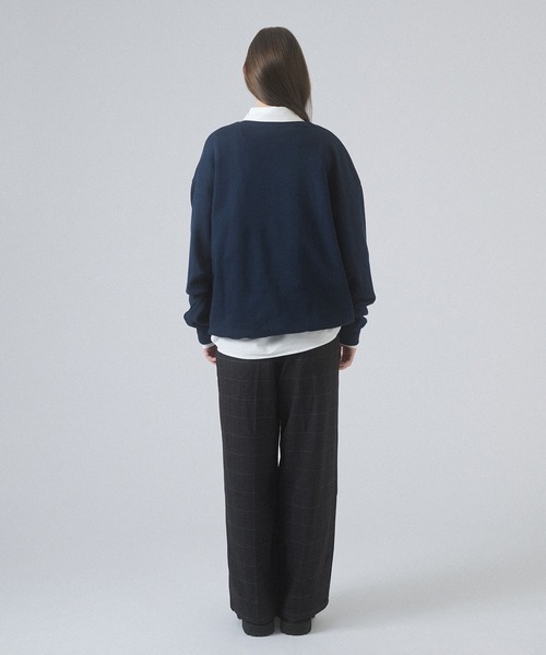 ONCILY(オンシェリー)の「ONE-POINT LOGO VOLUME SWEAT / ワンポイントロゴボリュームスウェット(スウェット・メンズ・ネイビー/ブラック/グレー・SMALL/MEDIUM/LARGE)」の13枚目の写真