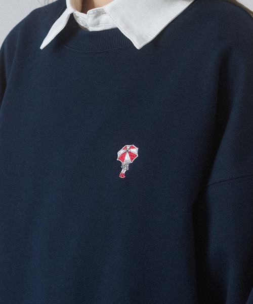ONCILY(オンシェリー)の「ONE-POINT LOGO VOLUME SWEAT / ワンポイントロゴボリュームスウェット(スウェット・メンズ・ネイビー/ブラック/グレー・SMALL/MEDIUM/LARGE)」の14枚目の写真