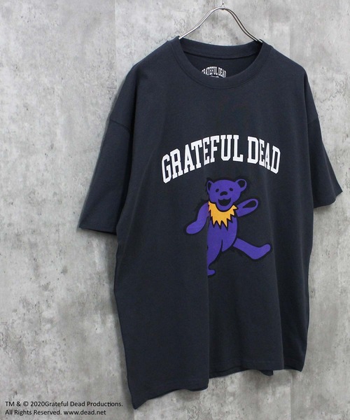 Grateful Dead(グレイトフルデッド)の「GRATEFUL DEAD グレイトフルデッド オーバーサイズ 半袖Tシャツ(Tシャツ/カットソー・メンズ・グレー系/グレー系2/グレー系3/グレー系4/グレー系5/チャコール/グレー系1・M/L/XL)」の3枚目の写真