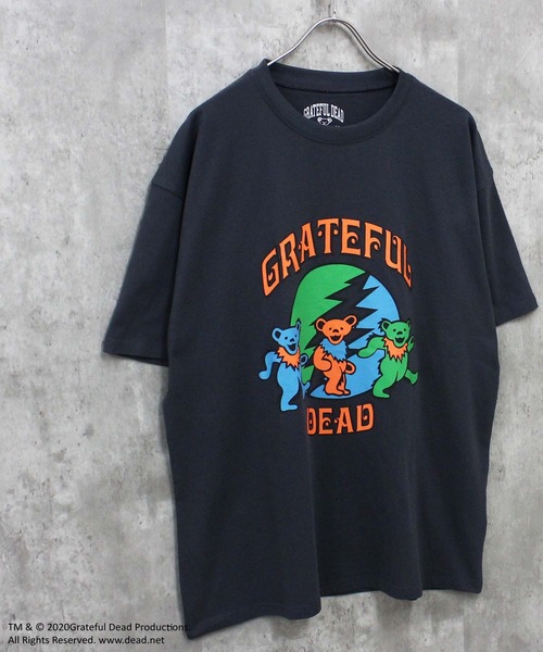 Grateful Dead(グレイトフルデッド)の「GRATEFUL DEAD グレイトフルデッド オーバーサイズ 半袖Tシャツ(Tシャツ/カットソー・メンズ・グレー系/グレー系2/グレー系3/グレー系4/グレー系5/チャコール/グレー系1・M/L/XL)」の5枚目の写真