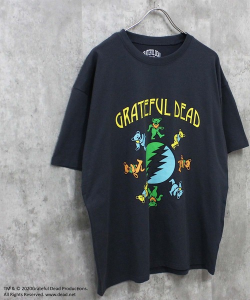 Grateful Dead(グレイトフルデッド)の「GRATEFUL DEAD グレイトフルデッド オーバーサイズ 半袖Tシャツ(Tシャツ/カットソー・メンズ・グレー系/グレー系2/グレー系3/グレー系4/グレー系5/チャコール/グレー系1・M/L/XL)」の1枚目の写真